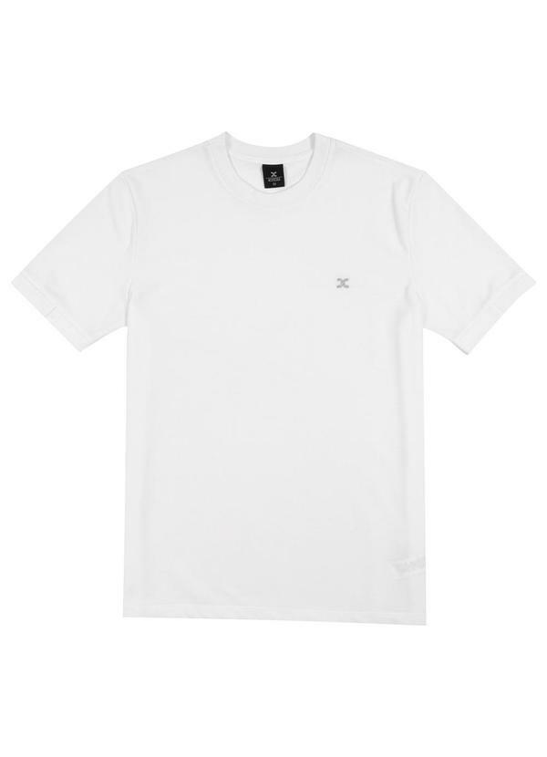 Exco - Camiseta Básica em Piquet Branco