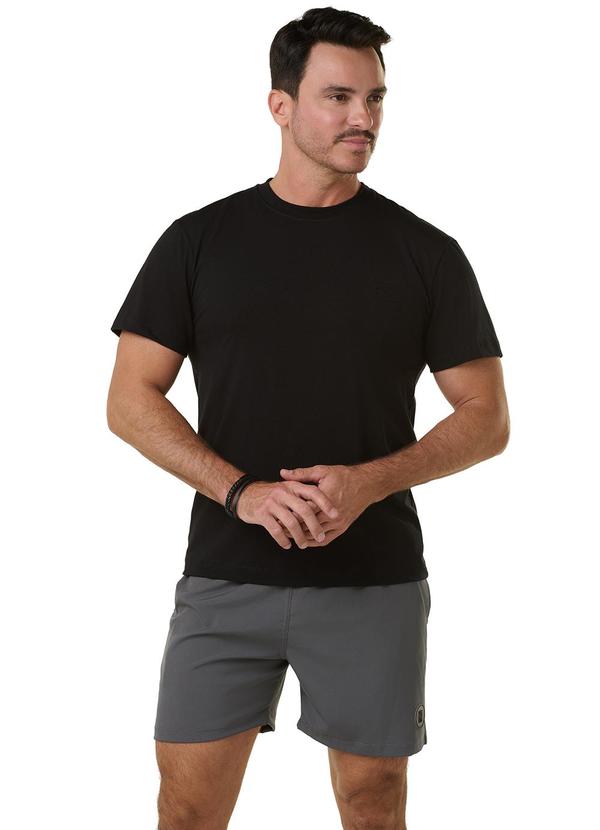 Long Insland - Camiseta Básica Embossing Preto 3