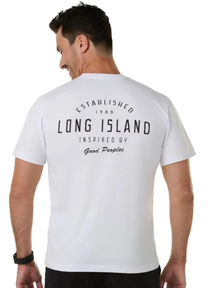 Outlet - Camiseta Básica Good Peoples Branco - OUTLET