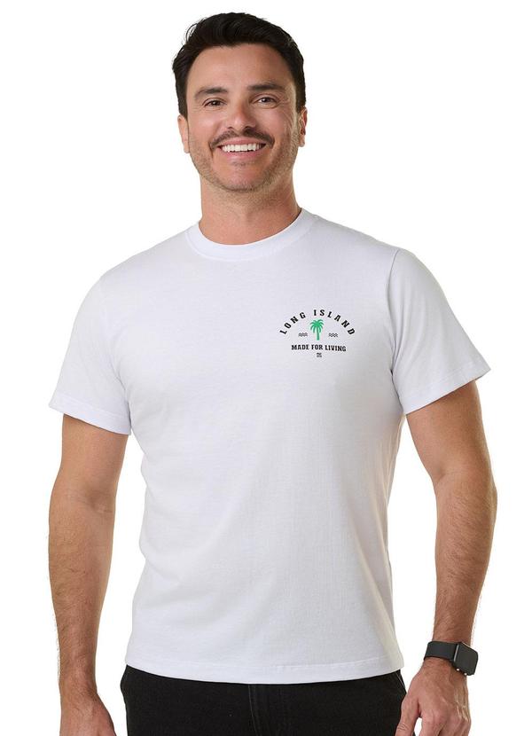 Long Insland - Camiseta Básica Living Branco