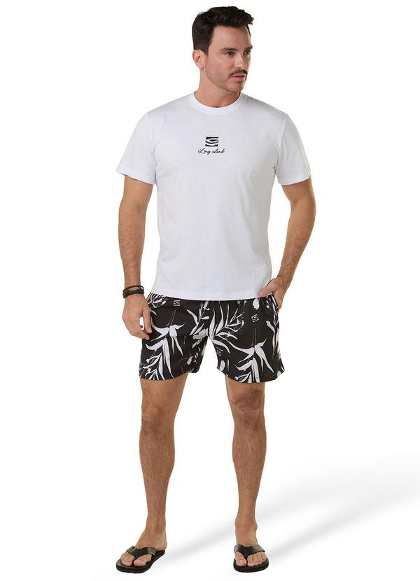 Long Insland - Camiseta Básica Long Island Bordado Branco 2