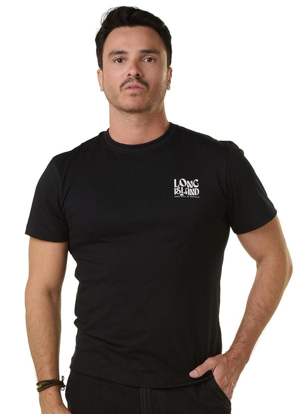 Long Insland - Camiseta Básica Long Island Preto