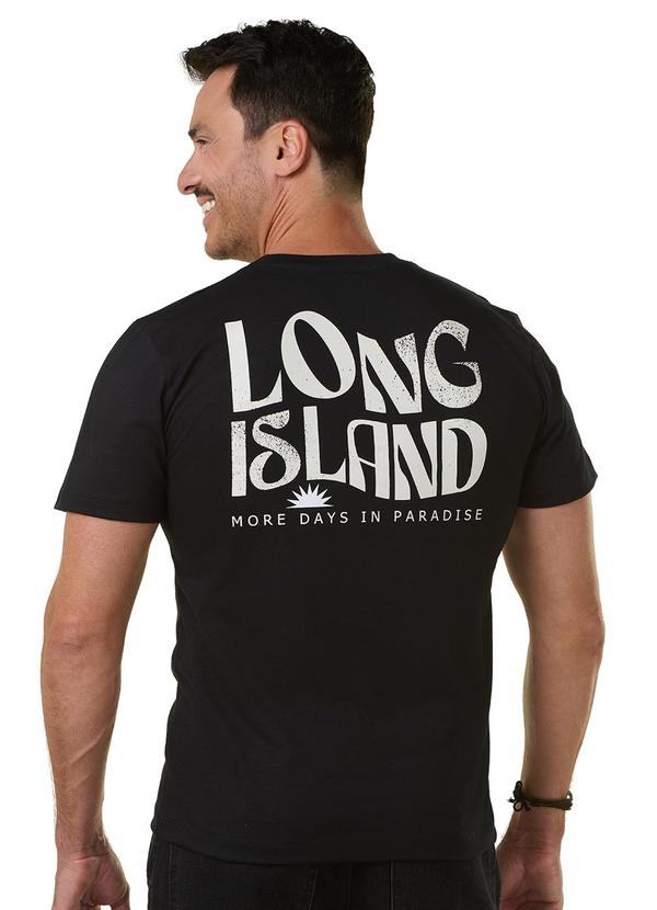 Long Insland - Camiseta Básica Long Island Preto 2