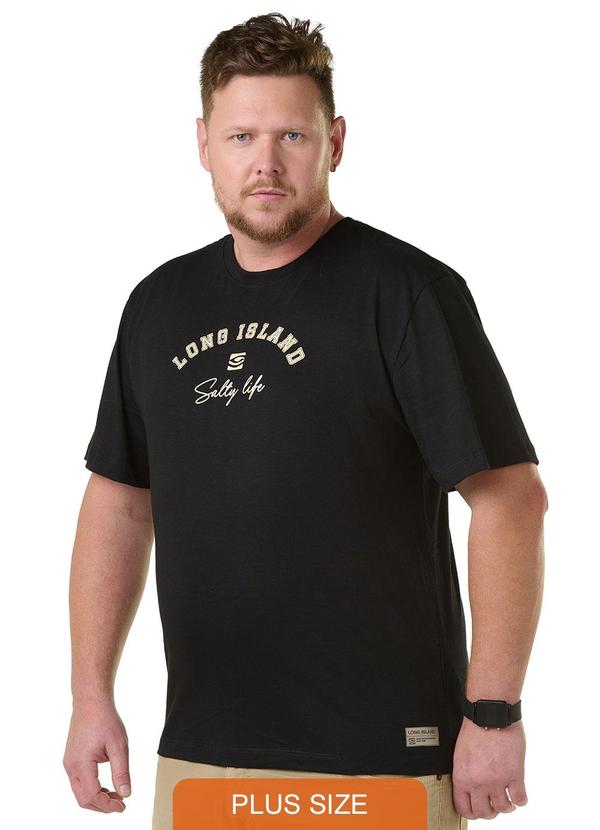 Long Insland - Camiseta Básica Long Island Preto
