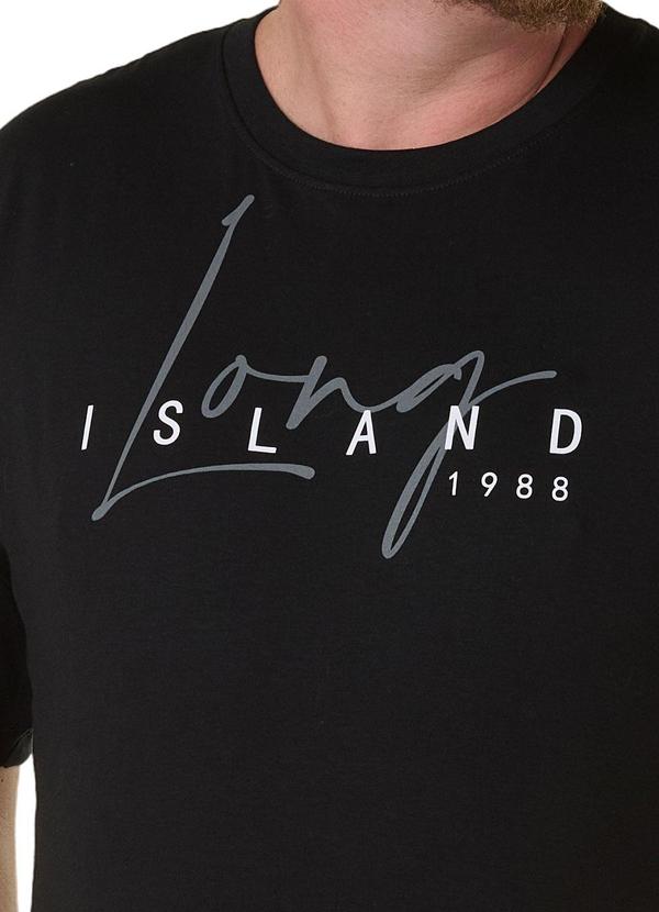Long Insland - Camiseta Básica Long Island Preto 3