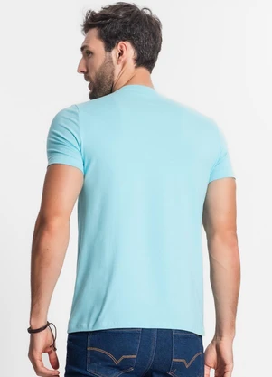 Diametro - Camiseta Básica Masculina Azul - DIAMETRO