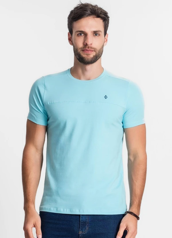 Diametro - Camiseta Básica Masculina Azul 4