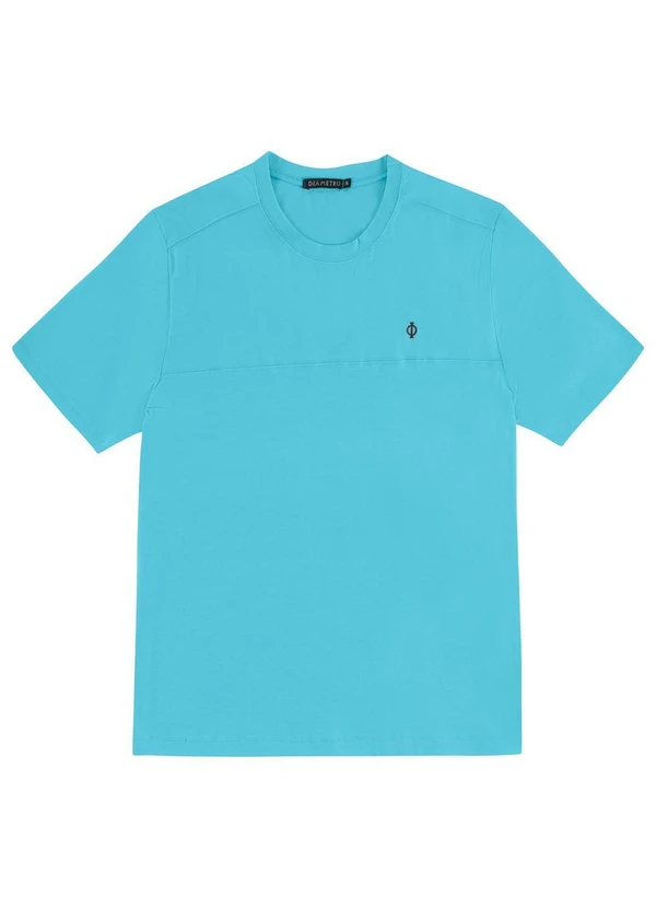 Diametro - Camiseta Básica Masculina Azul 5