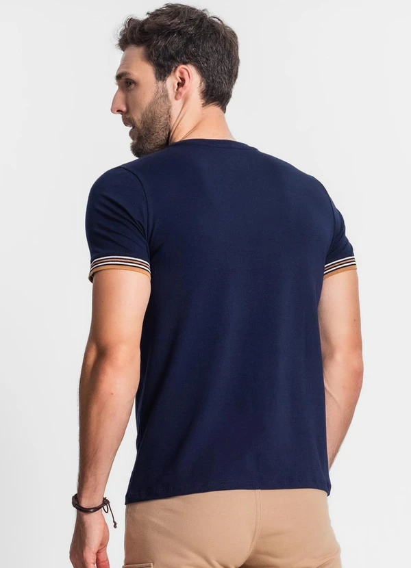 Diametro - Camiseta Básica Masculina Azul 2