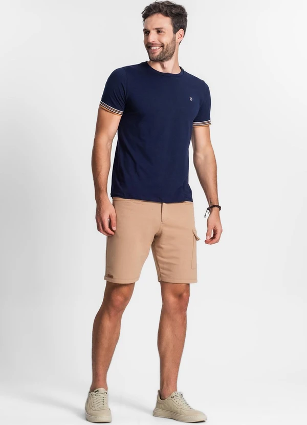 Diametro - Camiseta Básica Masculina Azul 3