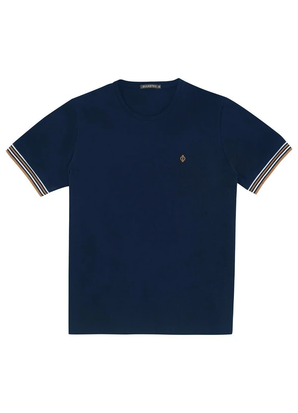 Diametro - Camiseta Básica Masculina Azul 5