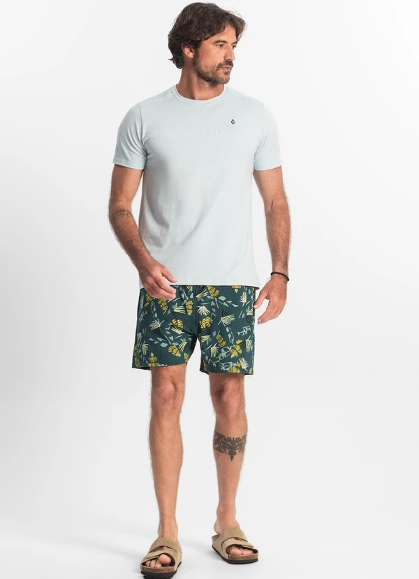 Diametro - Camiseta Básica Masculina Azul 3