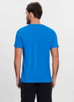Diametro - Camiseta Básica Masculina Azul - DIAMETRO