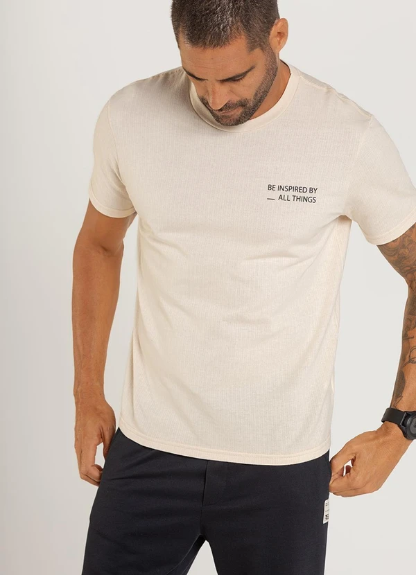 The Philippines - Camiseta Básica Masculina Bege 4