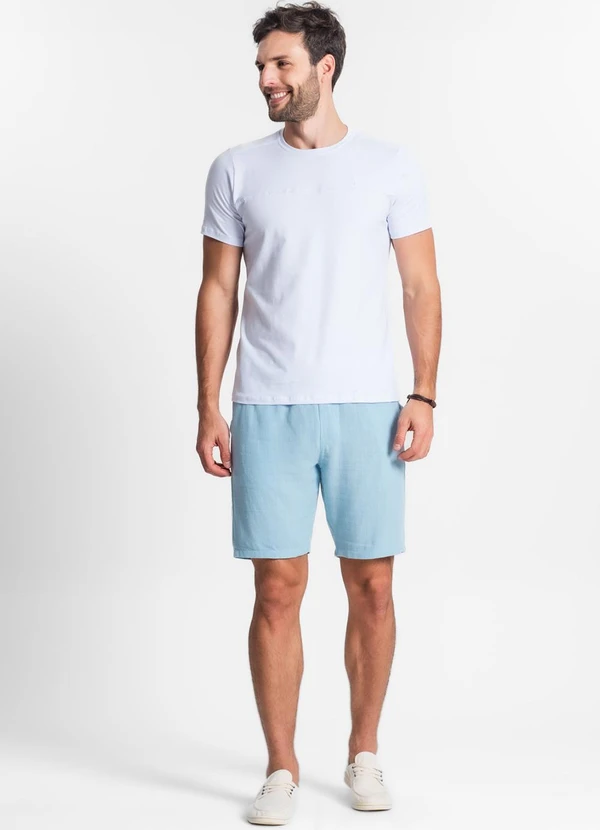 Diametro - Camiseta Básica Masculina Branco 3