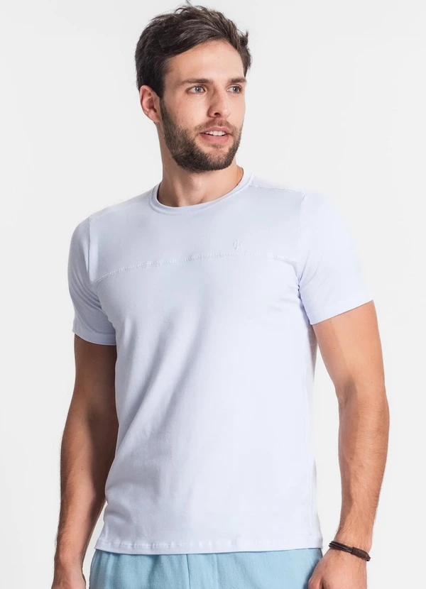 Diametro - Camiseta Básica Masculina Branco 4