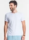Diametro - Camiseta Básica Masculina Azul - variação: Branco