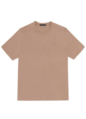 Diametro - Camiseta Básica Masculina Marrom - DIAMETRO