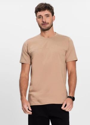 Diametro - Camiseta Básica Masculina Marrom - DIAMETRO