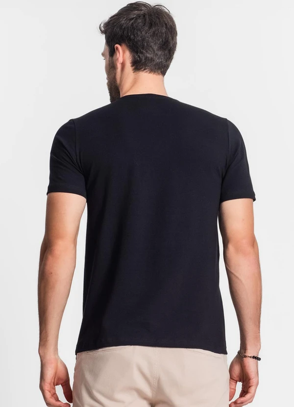 Diametro - Camiseta Básica Masculina Preto 2
