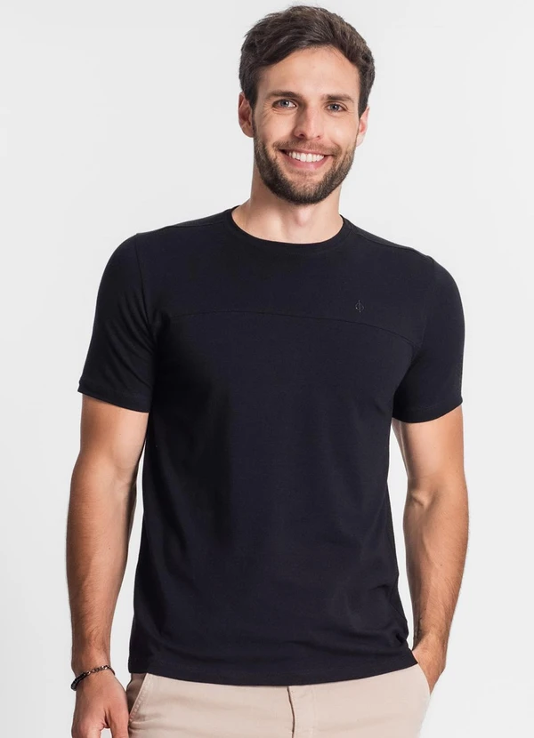 Diametro - Camiseta Básica Masculina Preto 4