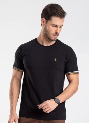 Diametro - Camiseta Básica Masculina Preto - DIAMETRO