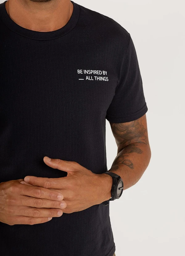 The Philippines - Camiseta Básica Masculina Preto 3