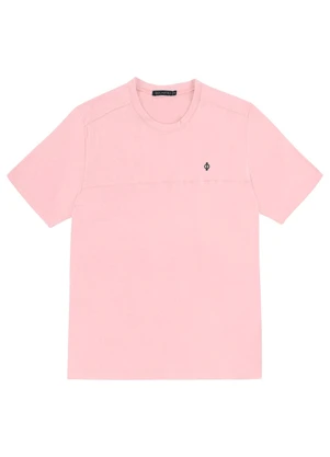 Diametro - Camiseta Básica Masculina Rosa - DIAMETRO