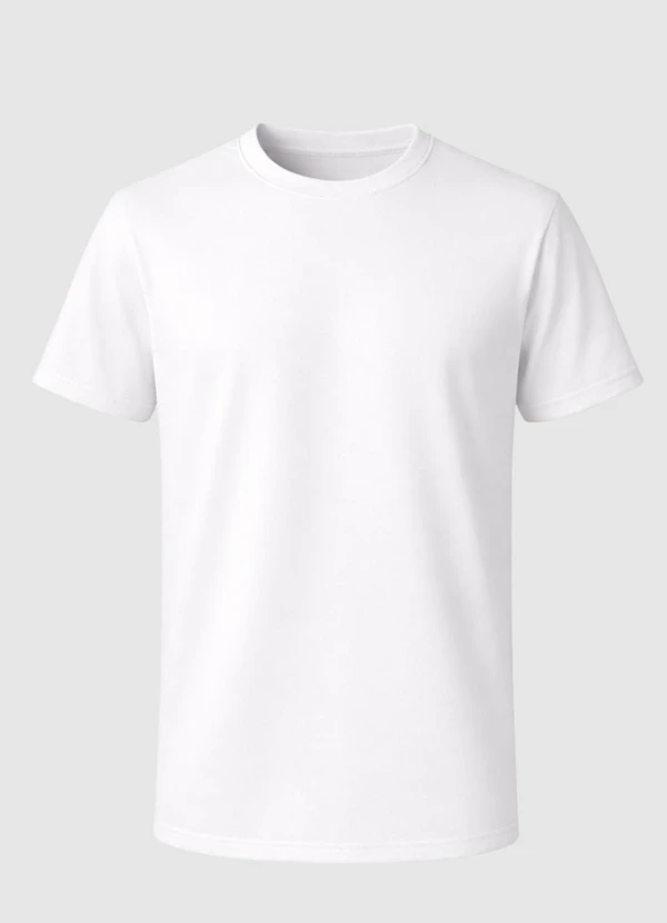 Yends Fashion - Camiseta Básica Masculina T-Shirt Branco 3