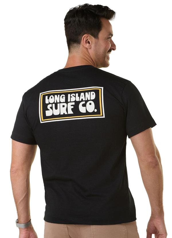 Long Insland - Camiseta Básica Surf Co. Preto 2