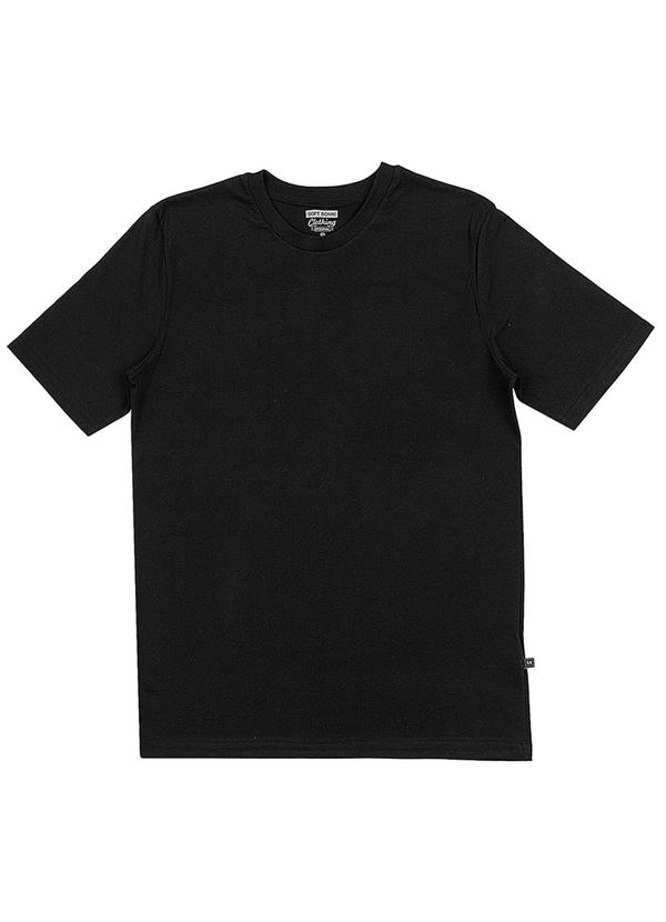 Soft Bonni - Camiseta Basica Teen Unissex Preto