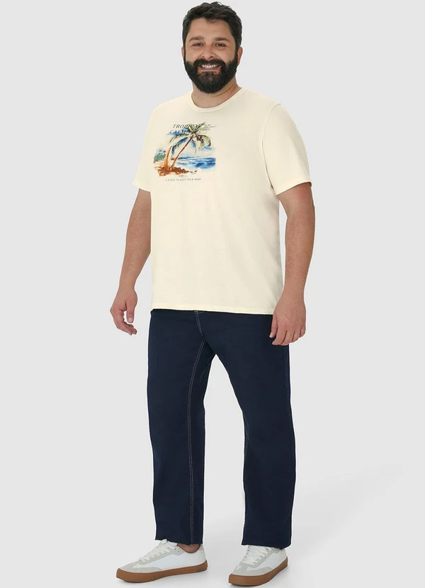 Malwee - Camiseta Bege Litoral 3