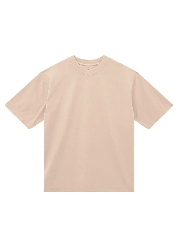 Malwee - Camiseta Boxy em Malha Areia