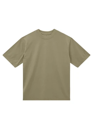 Malwee - Camiseta Boxy em Malha Verde Musgo - MALWEE