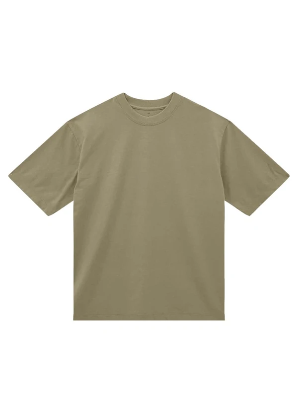 Malwee - Camiseta Boxy em Malha Verde Musgo