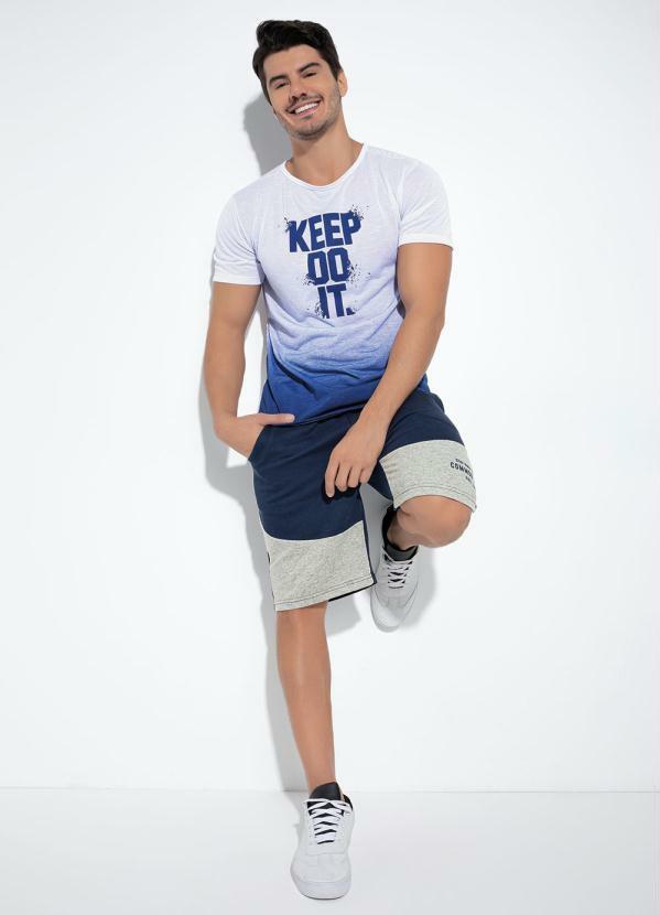 Moda Pop - Camiseta Branca com Estampa Frontal 3