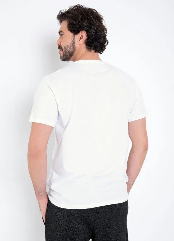 Multimarcas - Camiseta Branca com Estampa na Frente 2