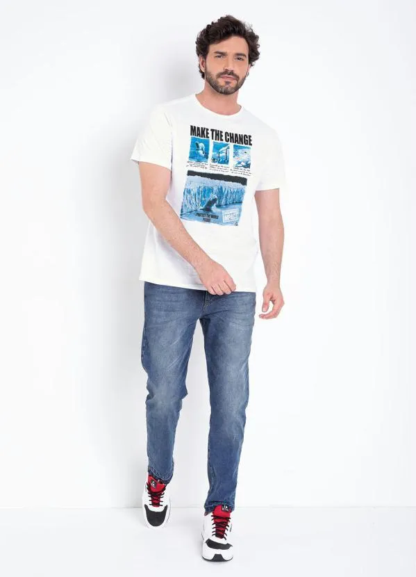 Multimarcas - Camiseta Branca com Estampa na Frente 3