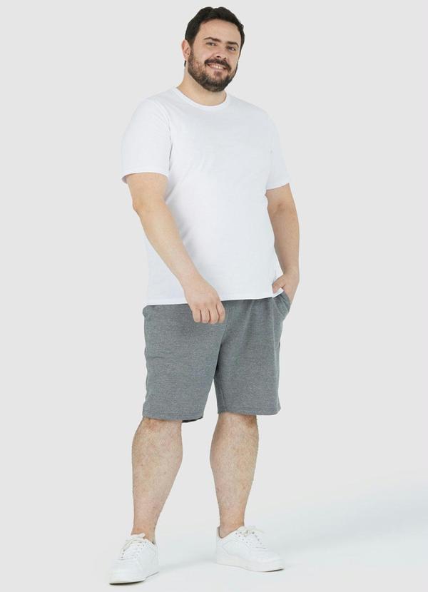 Malwee Plus - Camiseta Branca Masculina em Malha Plus 3