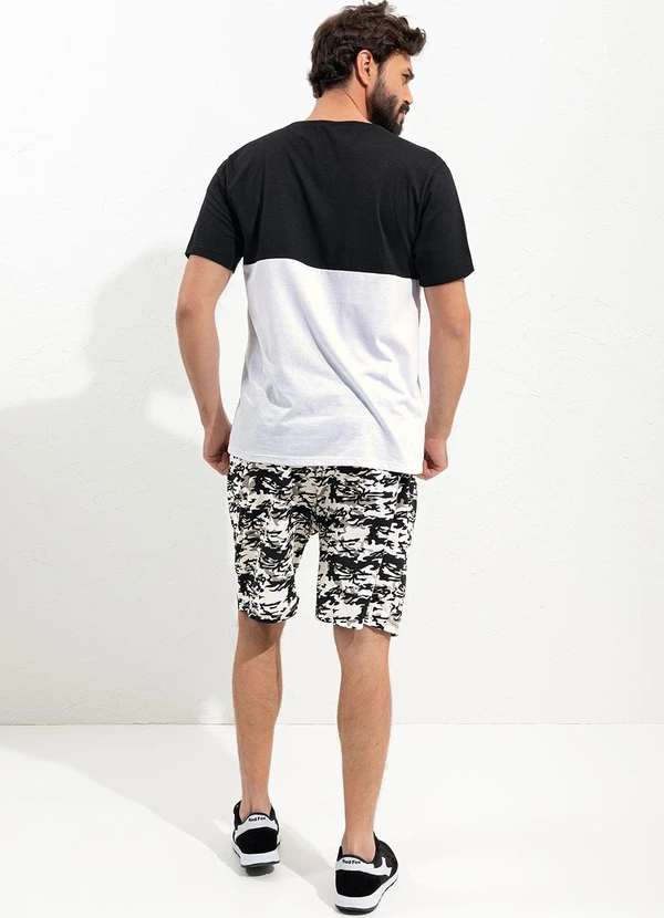 Moda Pop - Camiseta Branco em Malha de Algodão 4