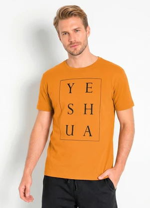 Moda Pop - Camiseta Caramelo Manga Curta com Estampa - MODA POP