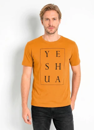 Moda Pop - Camiseta Caramelo Manga Curta com Estampa - MODA POP