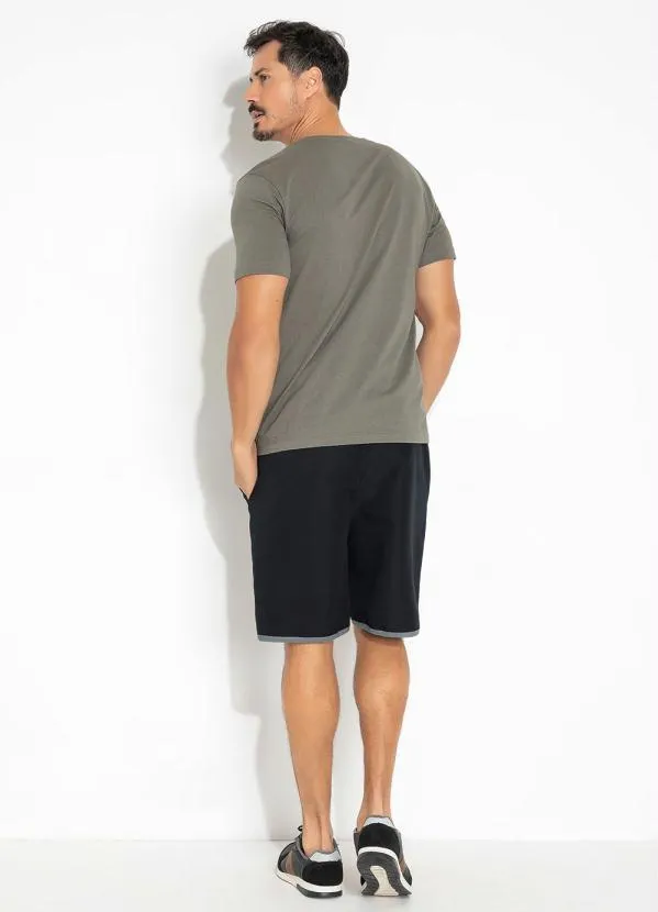 Moda Pop - Camiseta Cinza Estampada 4