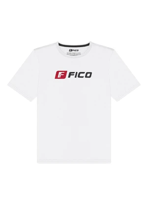 Fico - Camiseta com Estampa em Algodão Penteado Branco - FICO