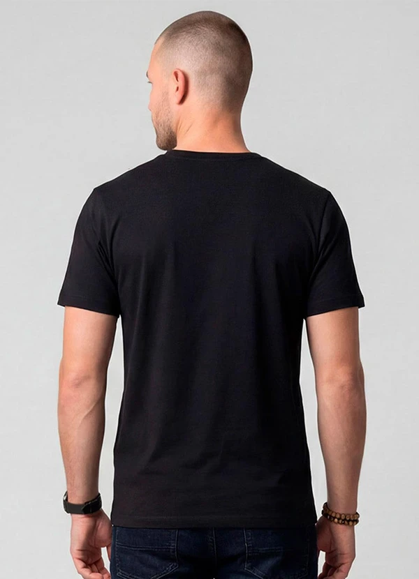 Diametro - Camiseta com Estampa Localizada Preto 2