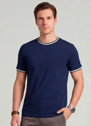 Diametro - Camiseta Cotton e Retilínea Azul - DIAMETRO