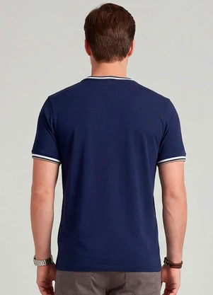 Diametro - Camiseta Cotton e Retilínea Azul - DIAMETRO