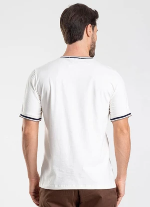 Diametro - Camiseta Cotton e Retilínea Bege - DIAMETRO