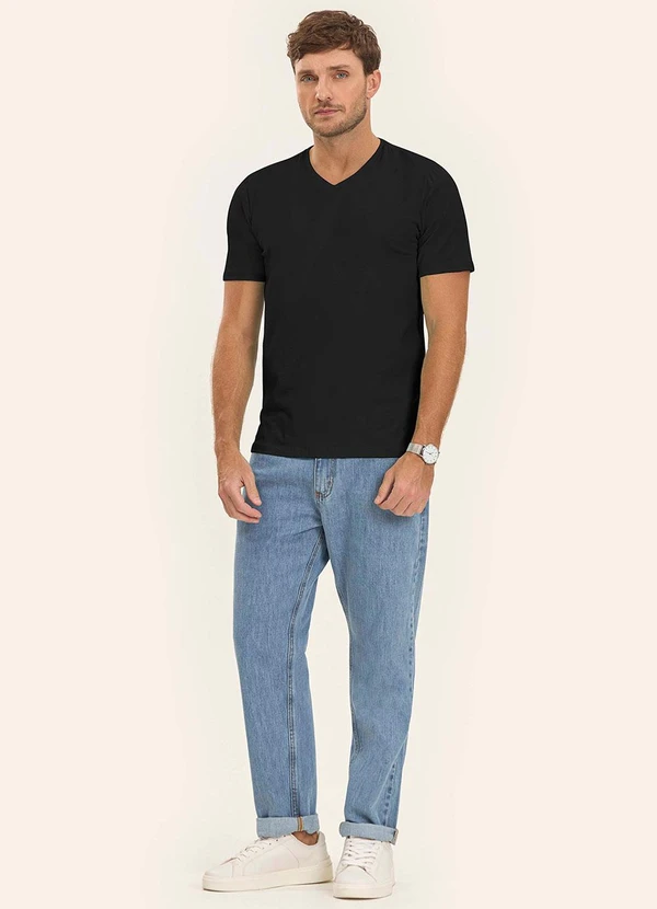 Diametro - Camiseta Cotton Leve Masculina Preto 3