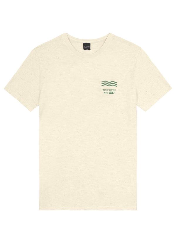 Malwee - Camiseta Creme Out Off Office Mood